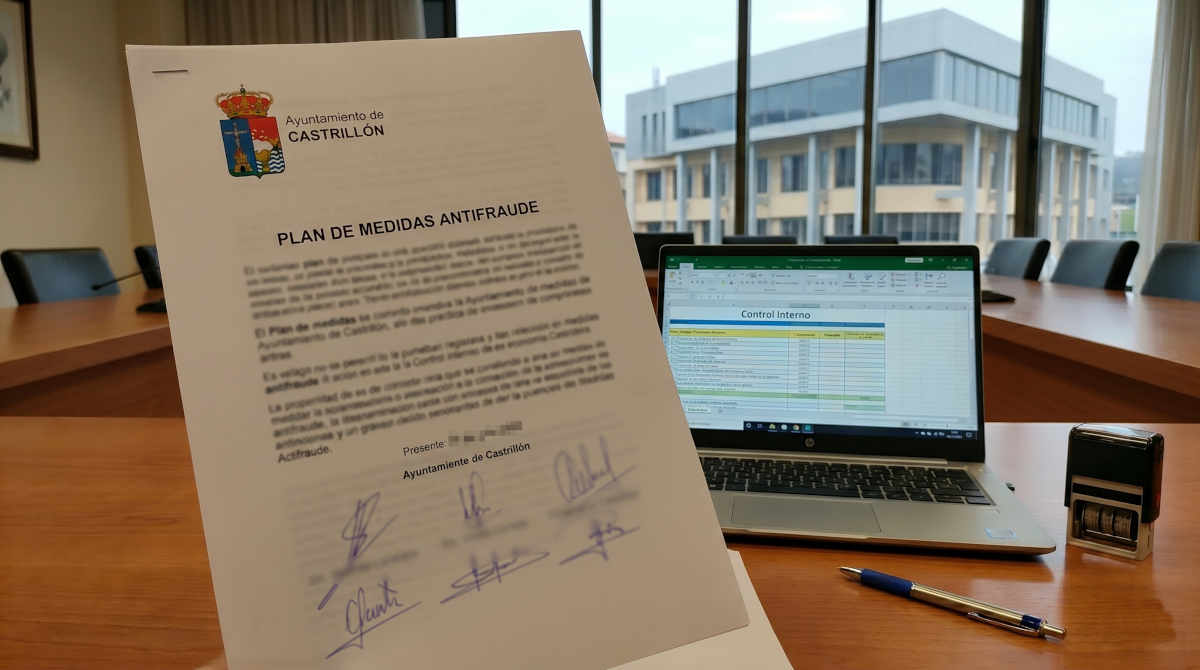 Plan Medidas Antifraude - Imagen generada por IA