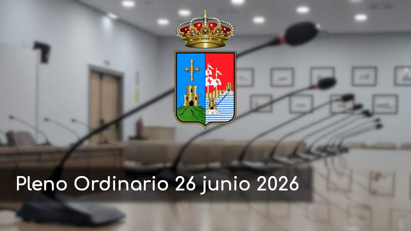 Pleno ordinario 26 junio 2026