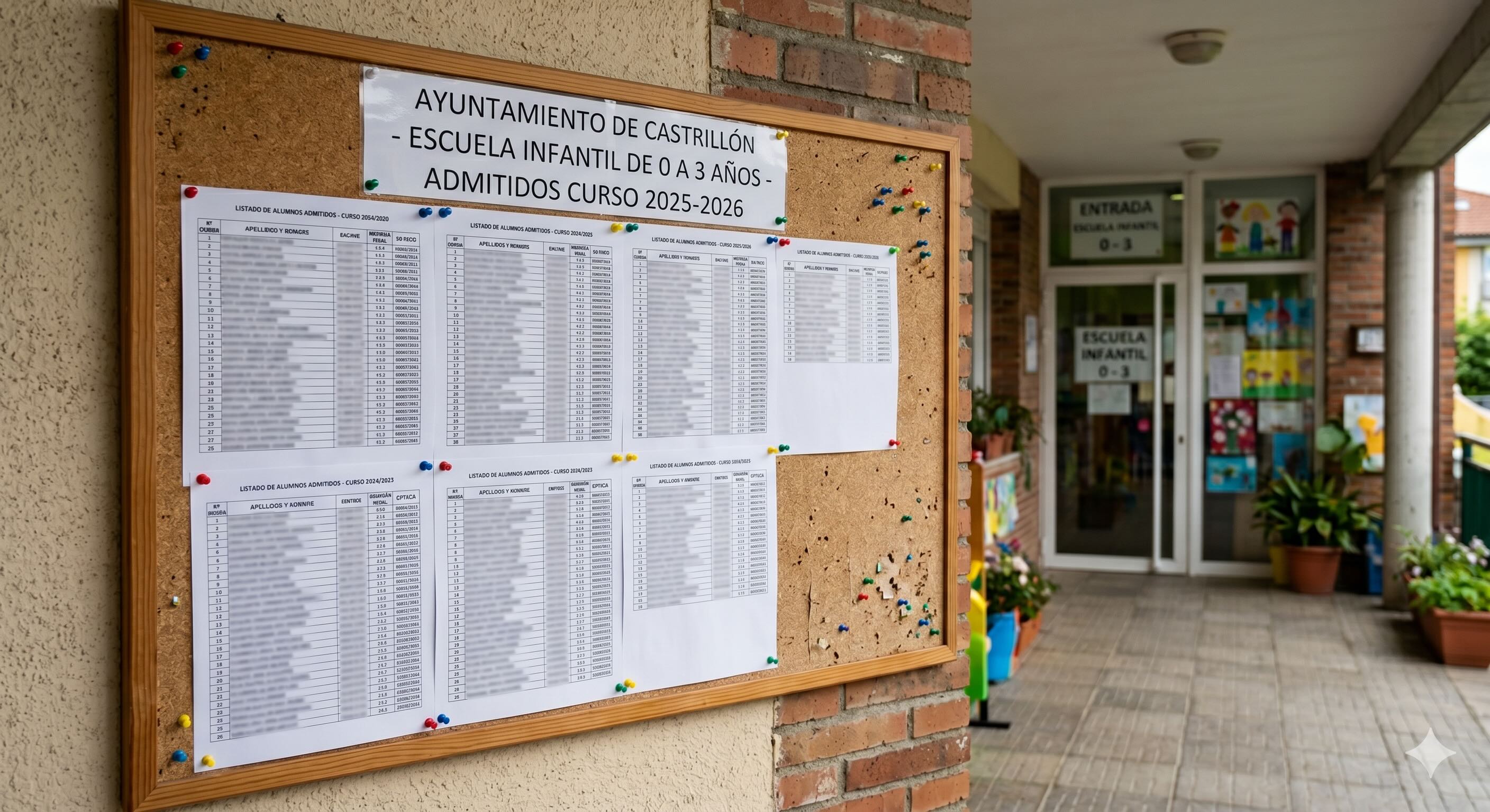 Tablón Escuelas - Imagen Generada por IA